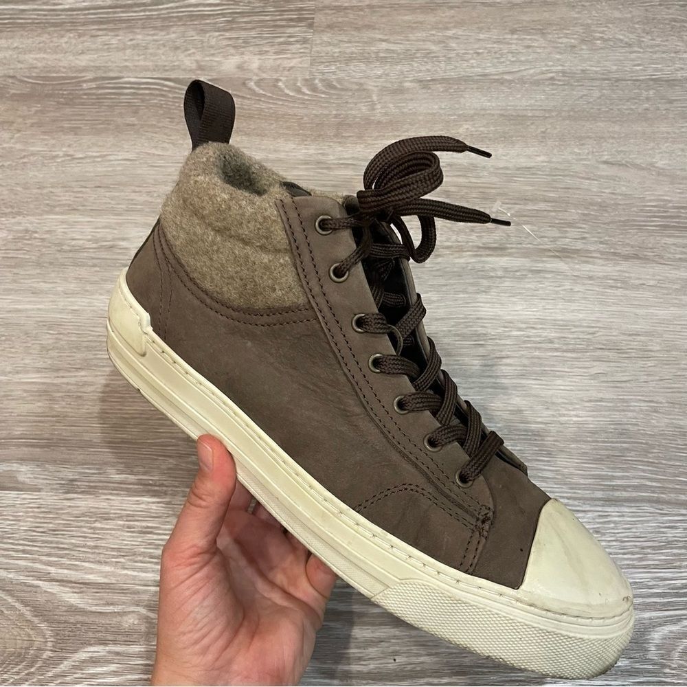 Pajar Tray Men's Winter Sneaker high top Wool Sued Sz 11